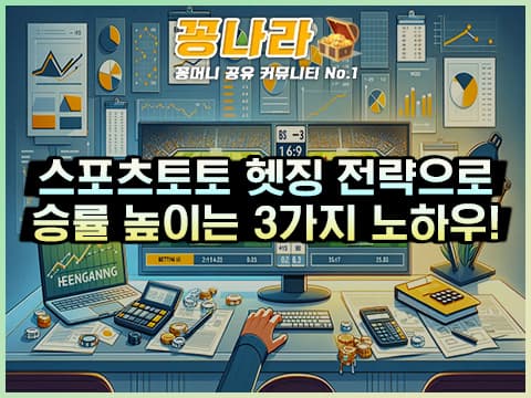 토토 헷징 전략으로 배팅 승률 높이는 3가지 방법!